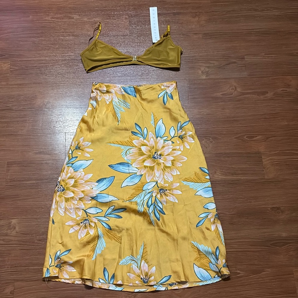 Bralette X Maxi Skirt